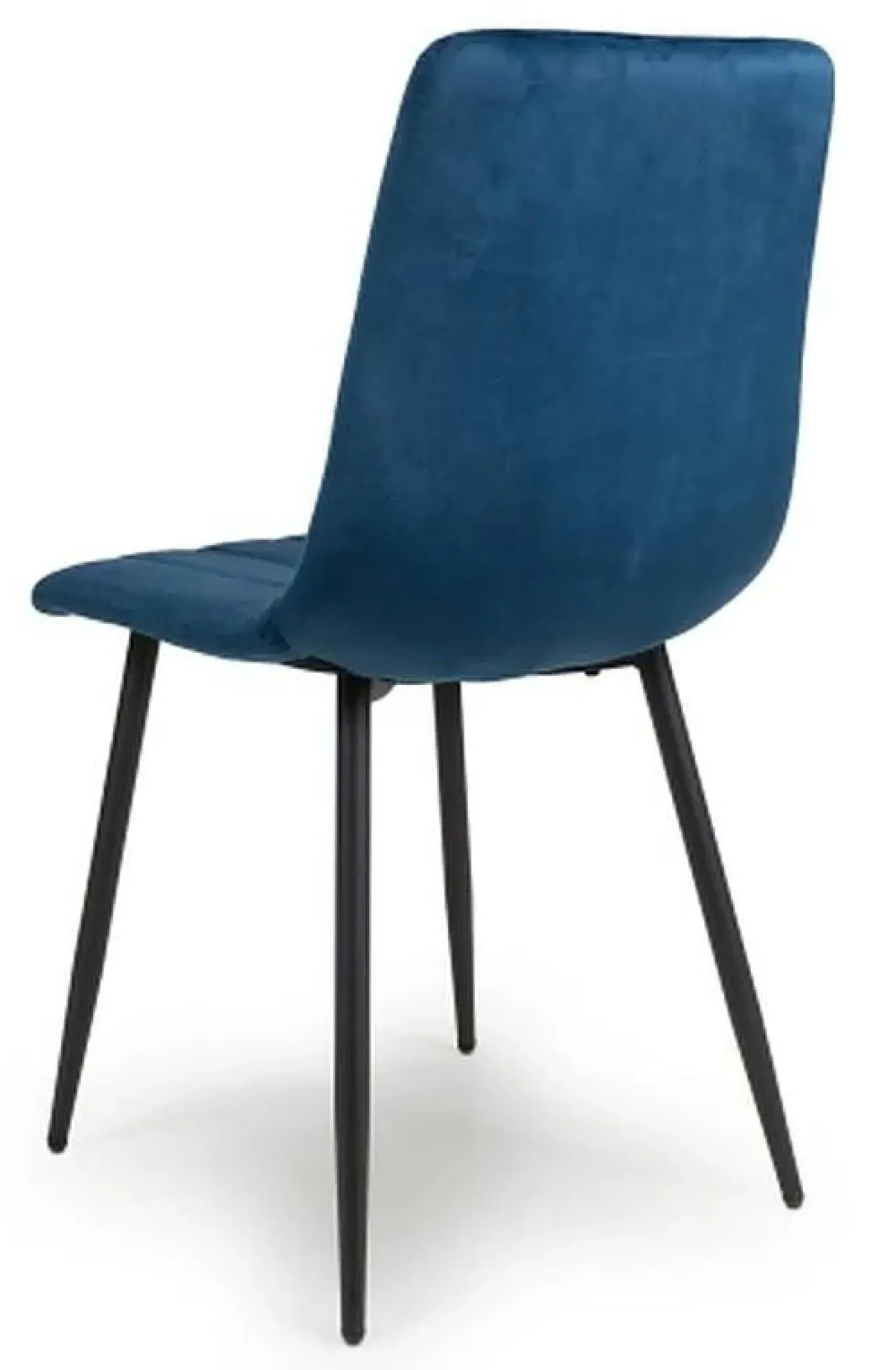 Lisbon Dining Chair Set of 4 - Blue, Velvet