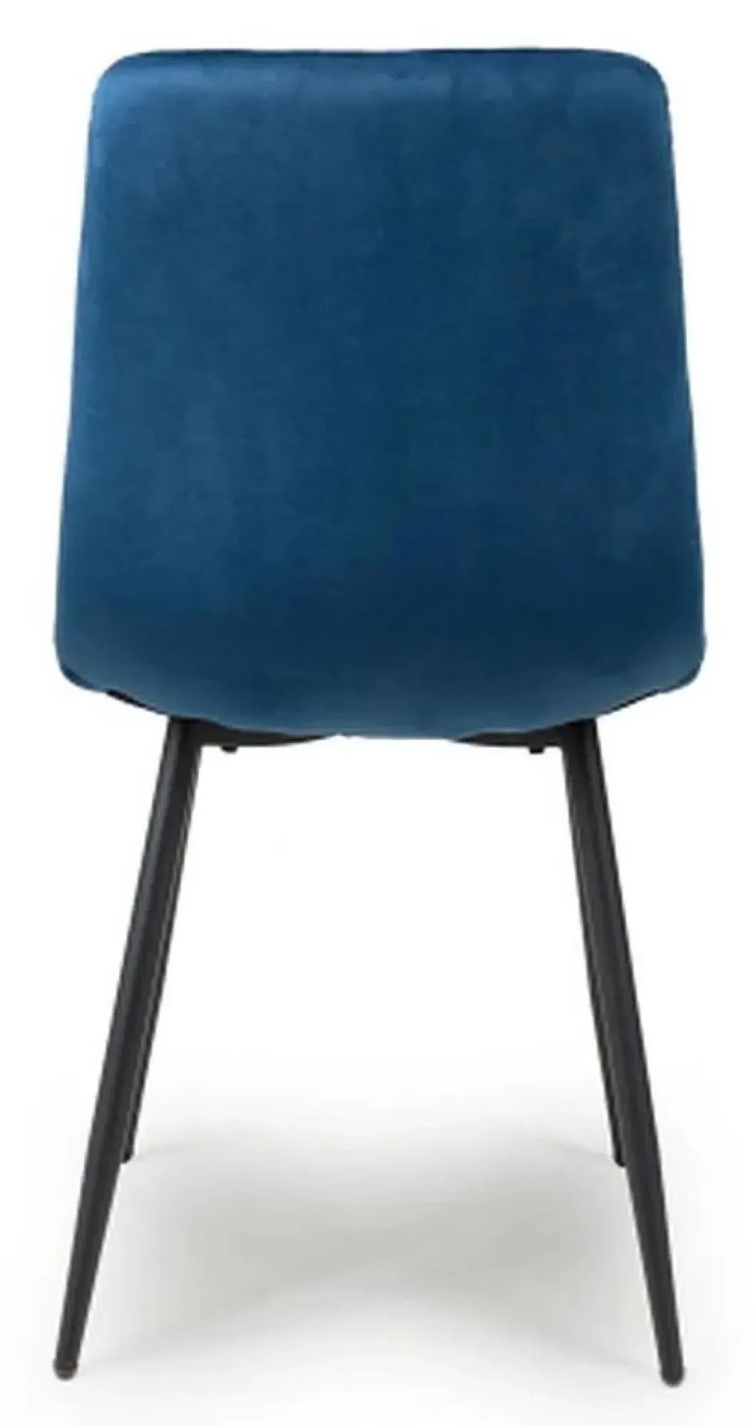 Lisbon Dining Chair Set of 4 - Blue, Velvet