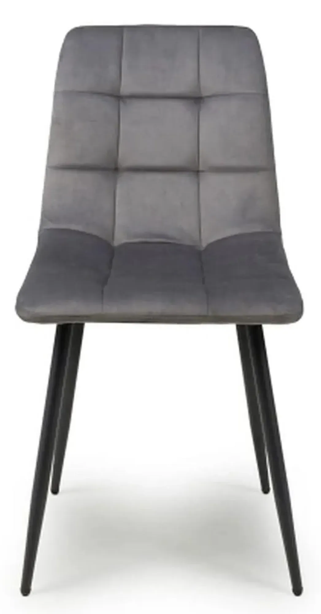 Madison Dining Chair Set of 4 - Grey, Velvet