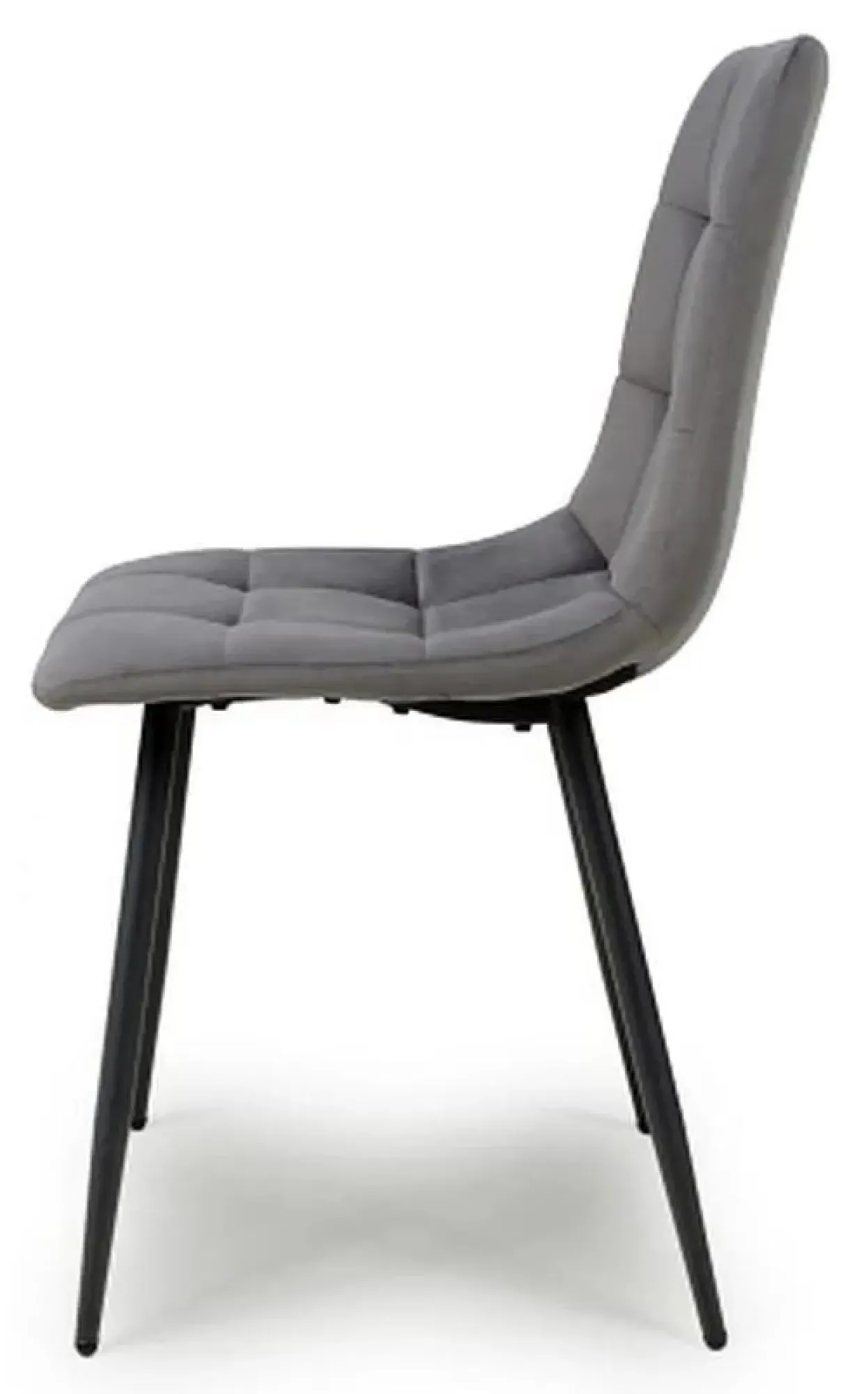 Madison Dining Chair Set of 4 - Grey, Velvet