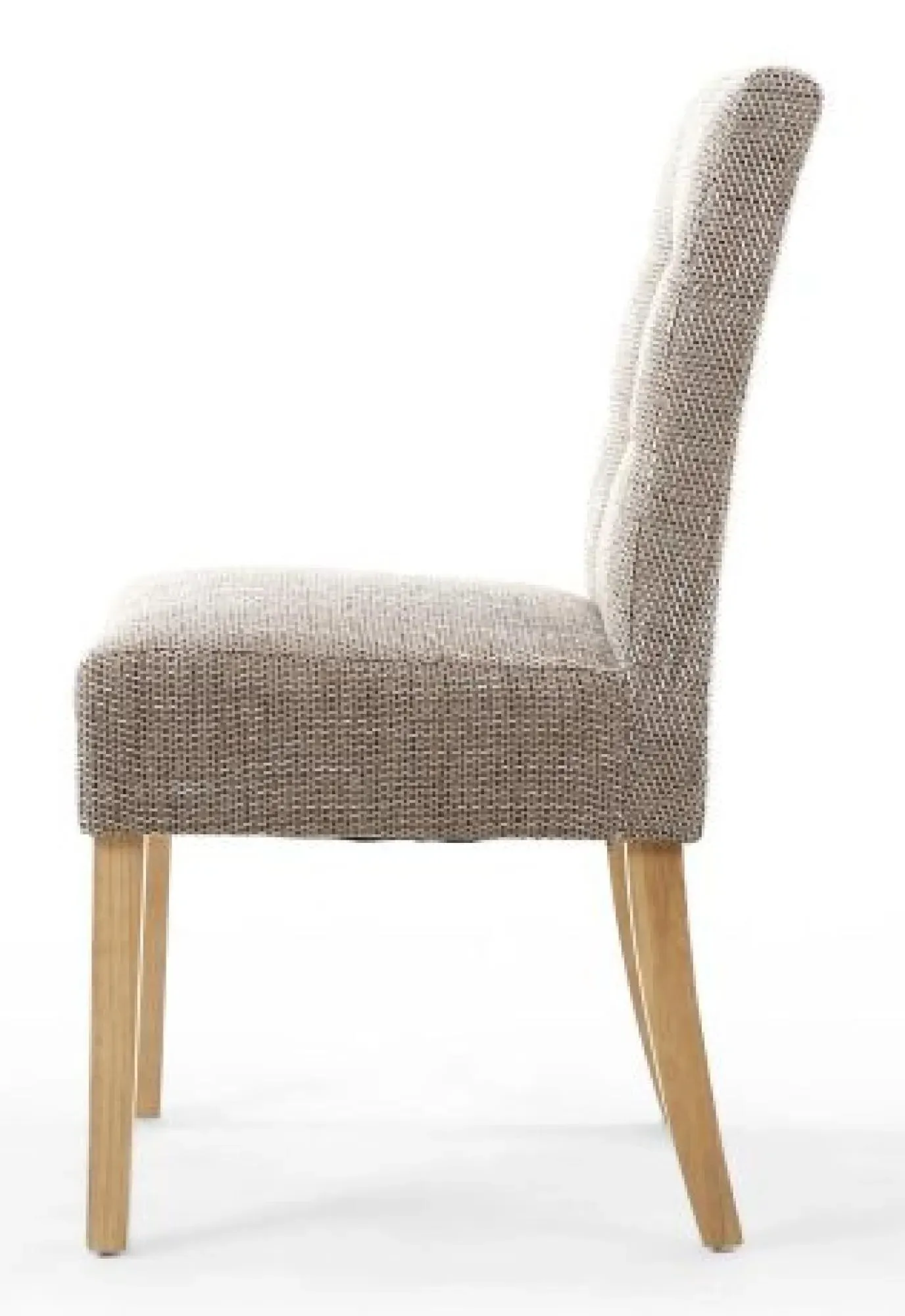 Moseley Stitched Waffle Dining Chair - Oatmeal, Tweed