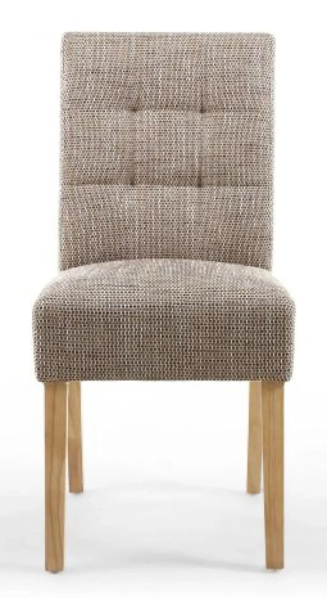 Moseley Stitched Waffle Dining Chair - Oatmeal, Tweed
