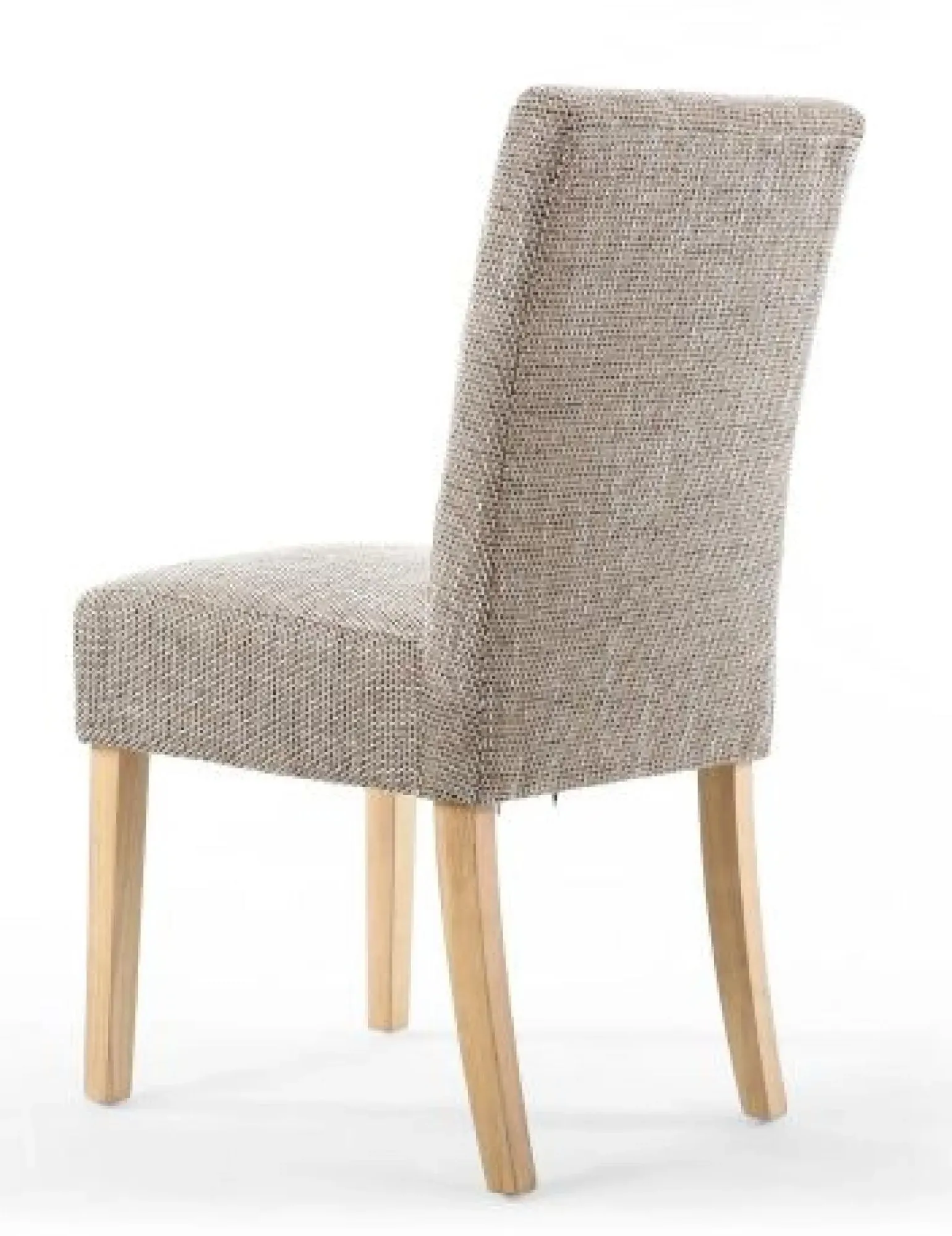 Moseley Stitched Waffle Dining Chair - Oatmeal, Tweed