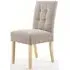 Moseley Stitched Waffle Dining Chair - Oatmeal, Tweed