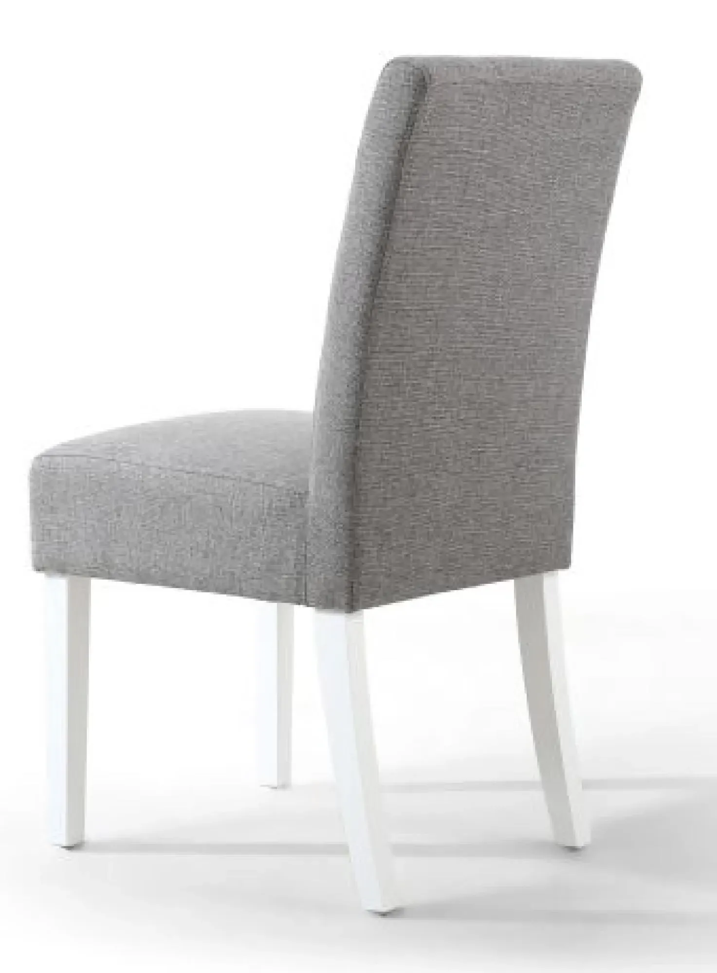 Moseley Stitched Waffle Dining Chair - Silver Grey, Linen