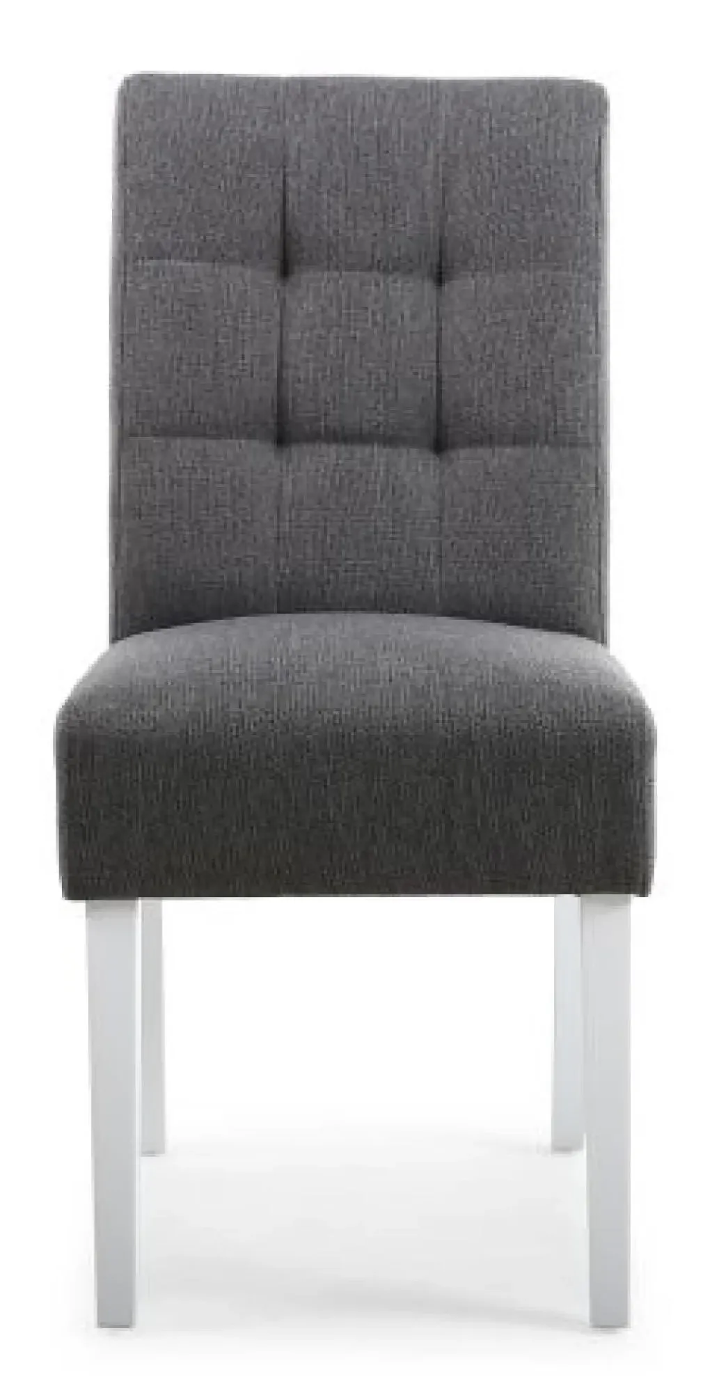 Moseley Stitched Waffle Dining Chair - Steel Grey, Linen