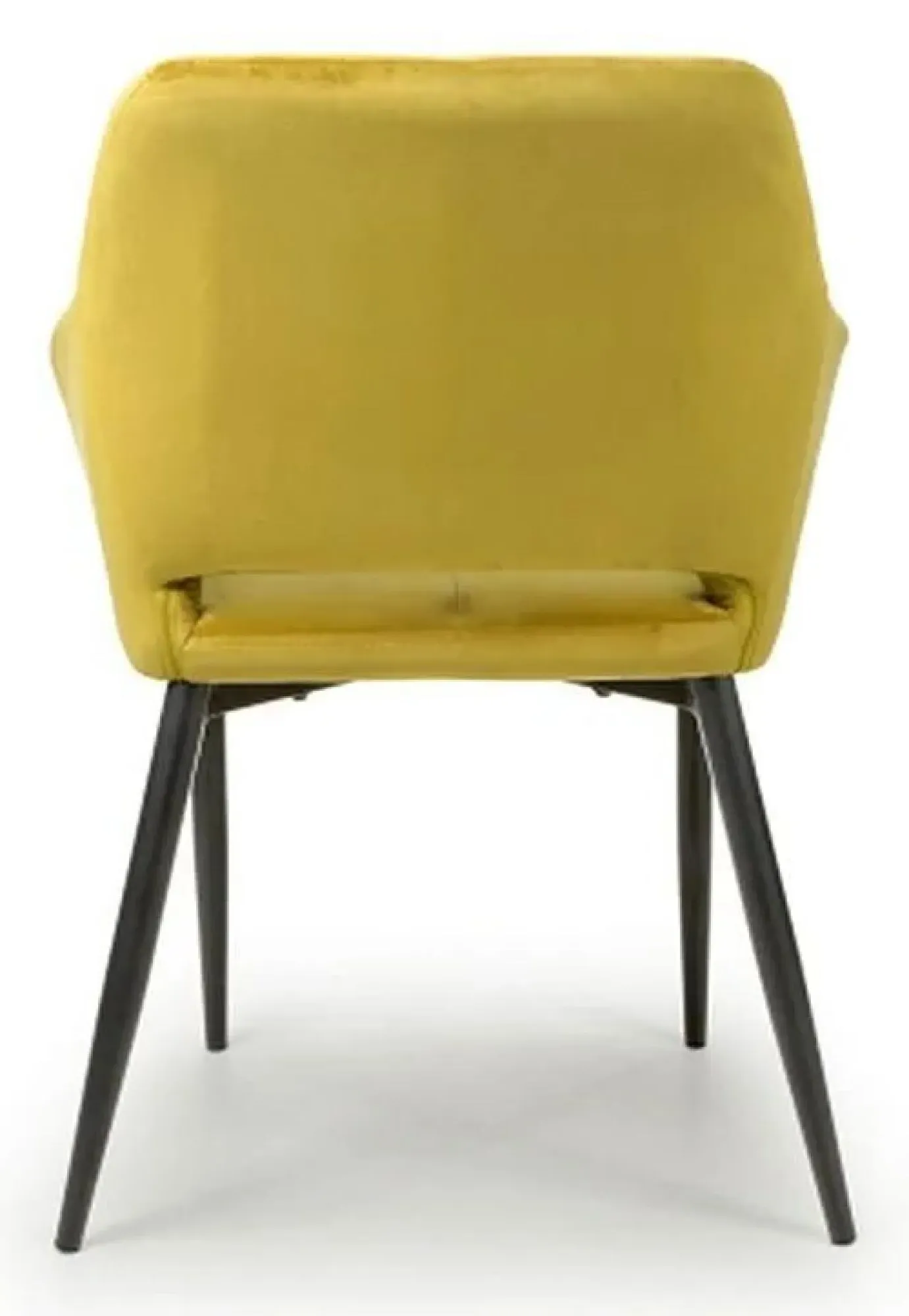 Nero Brushed Dining Chair Set - Lime Gold, Velvet