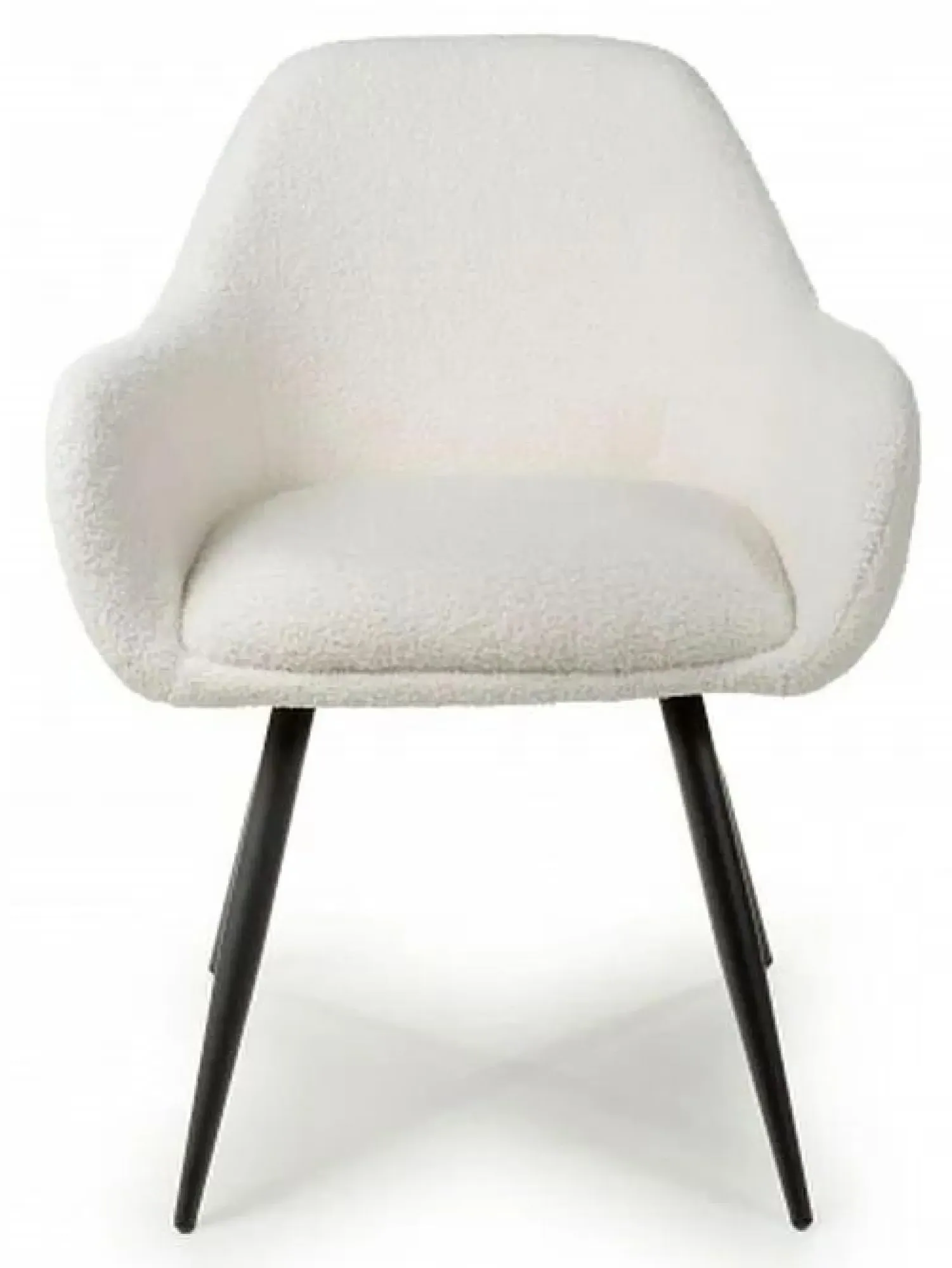 Olympia Boucle Dining Chair Set of 2 - White