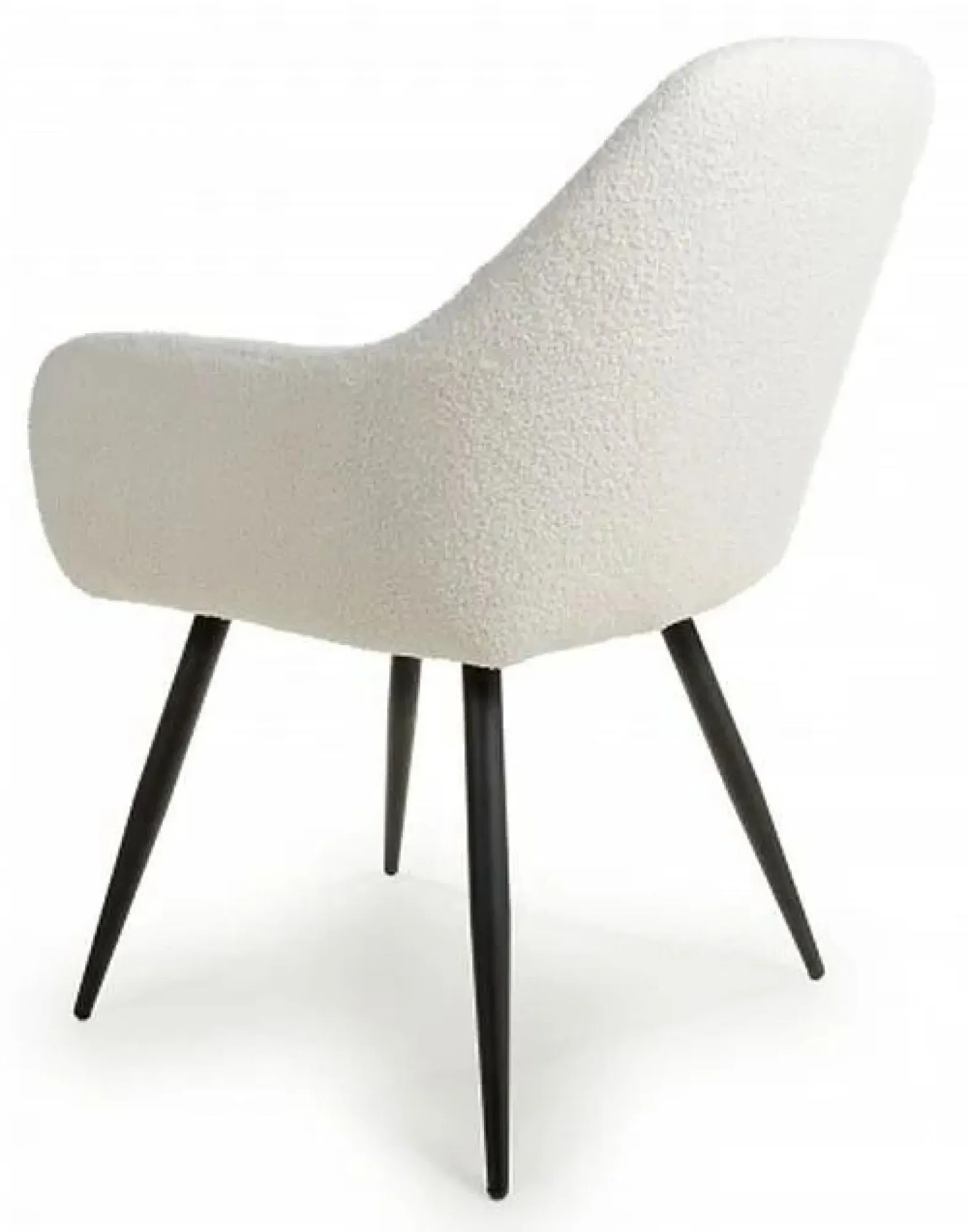 Olympia Boucle Dining Chair Set of 2 - White