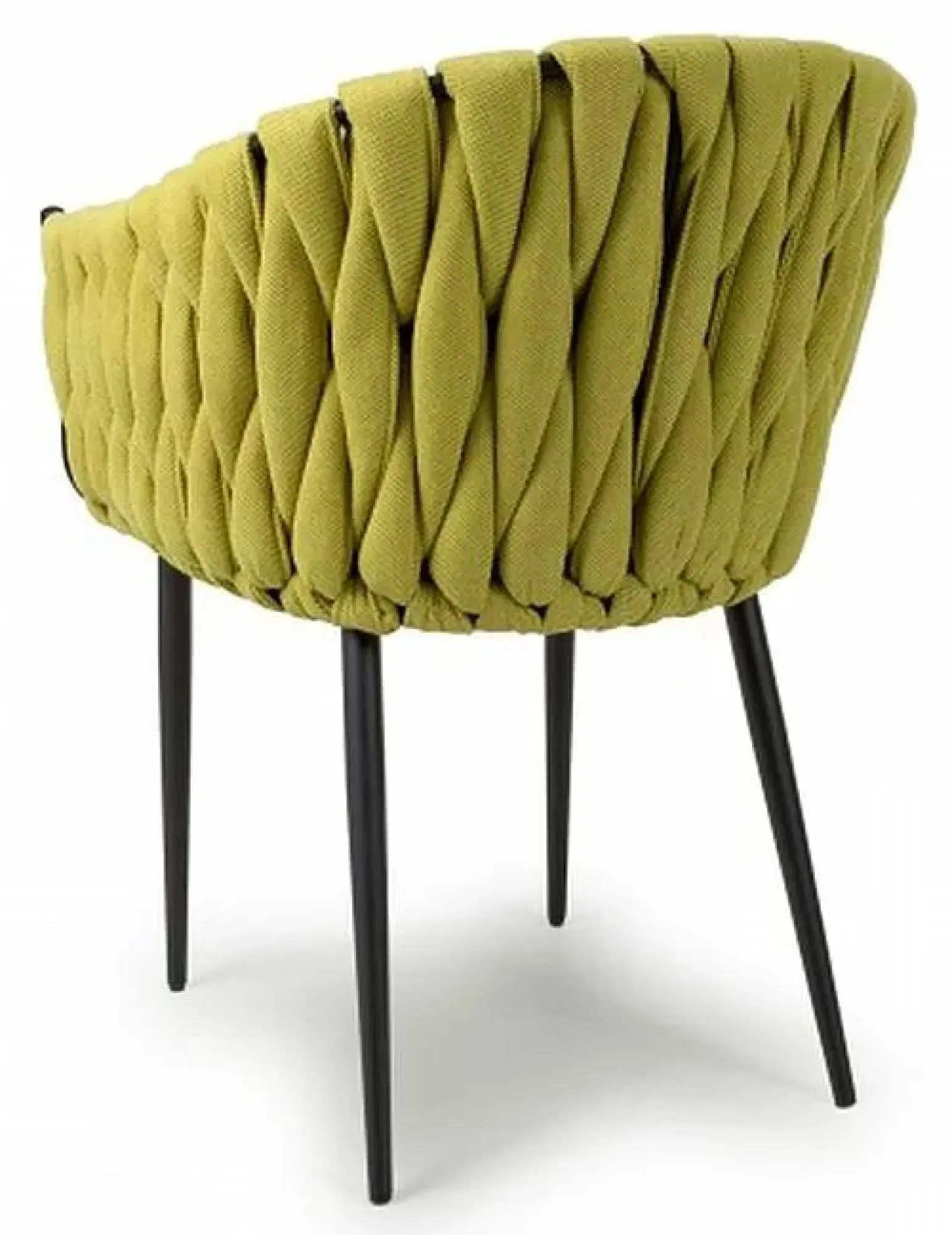 Pandora Braided Dining Chair Set of 2 - Yellow