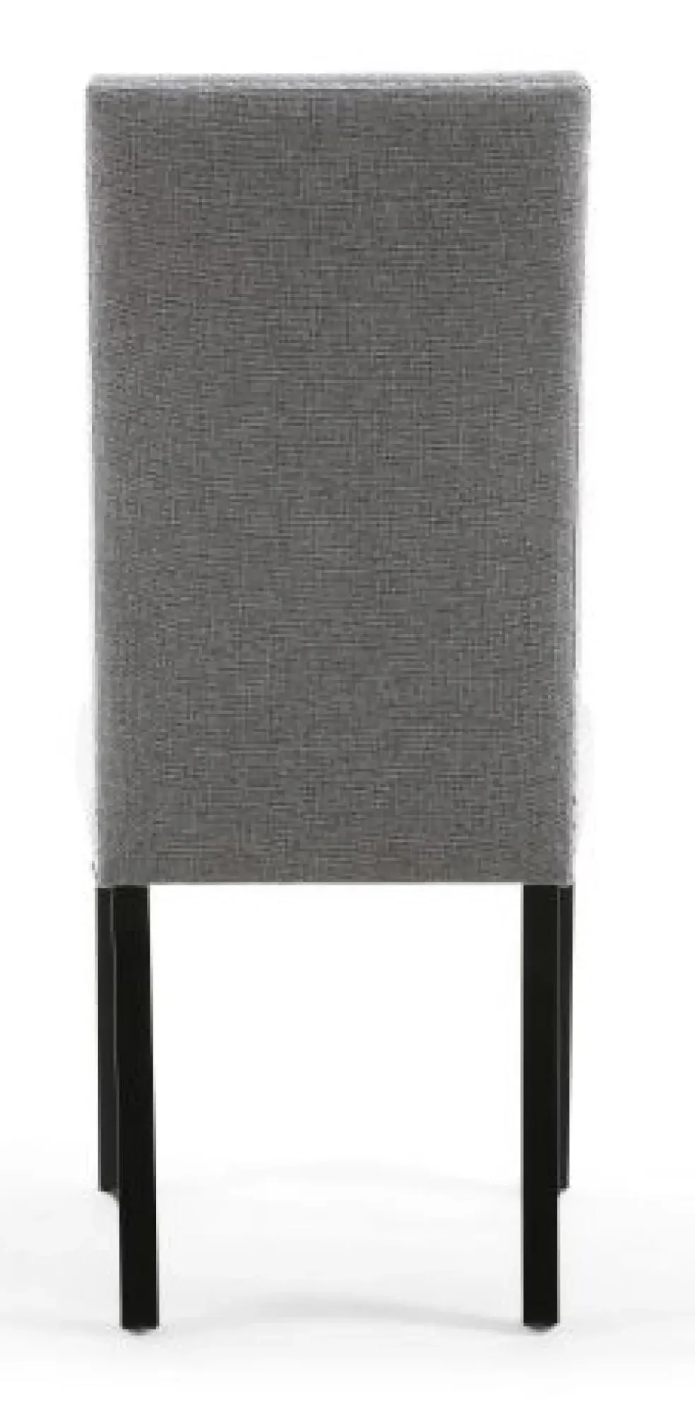 Randall Stud Detail Dining Chair - Silver Grey, Linen