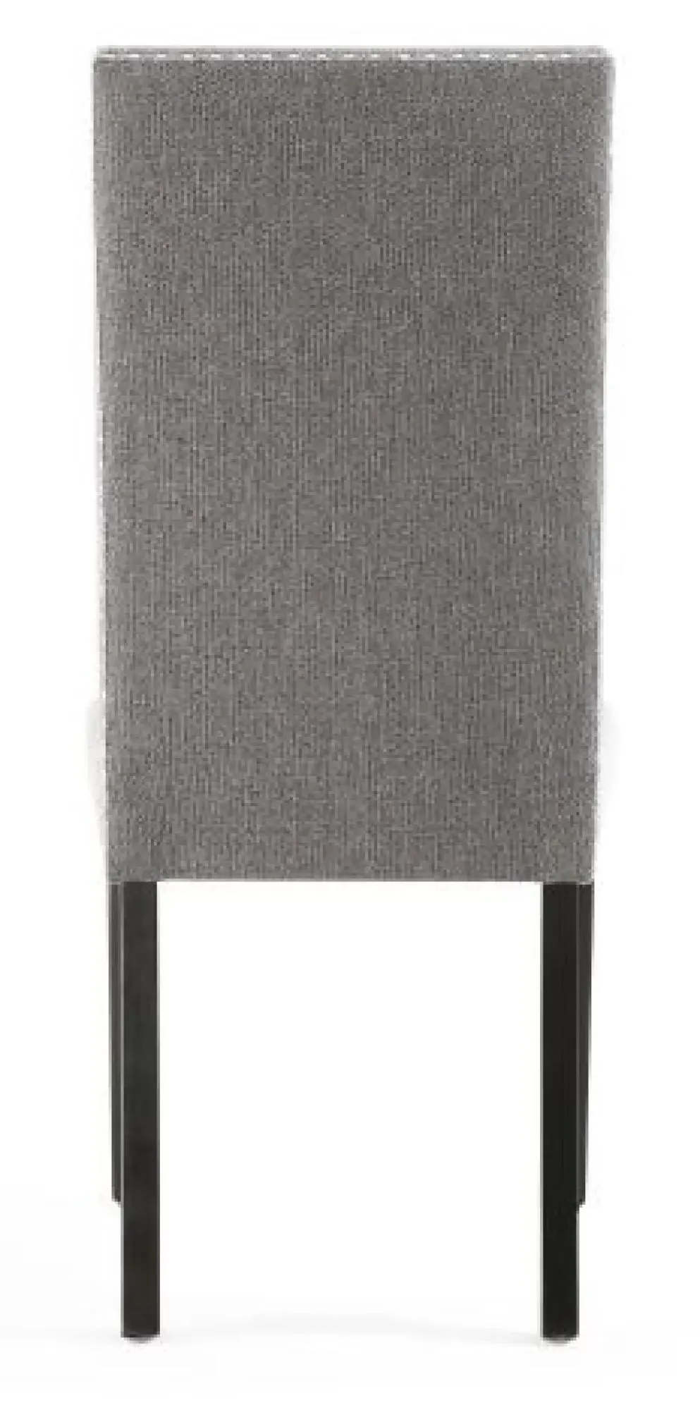 Randall Stud Detail Dining Chair - Steel Grey, Linen