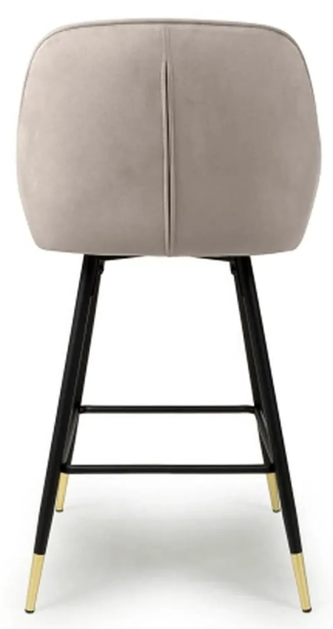 Savanna Brushed Velvet Bar Stool Set - Mink