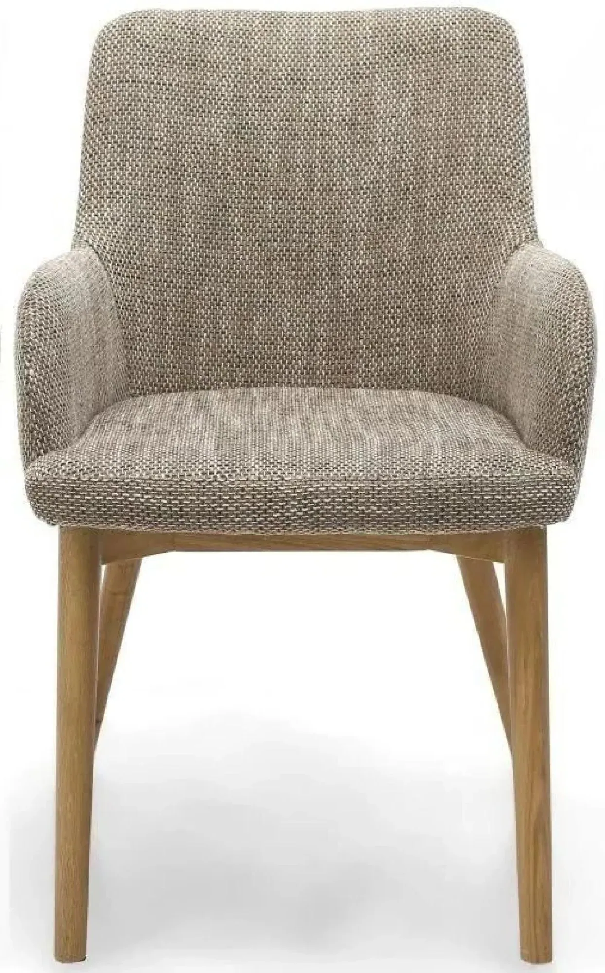Sidcup Tweed Dining Chair Set of 2 - Oatmeal