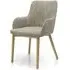 Sidcup Tweed Dining Chair Set of 2 - Oatmeal
