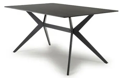 Timor 120cm Dining Table - Black, Sintered Stone image