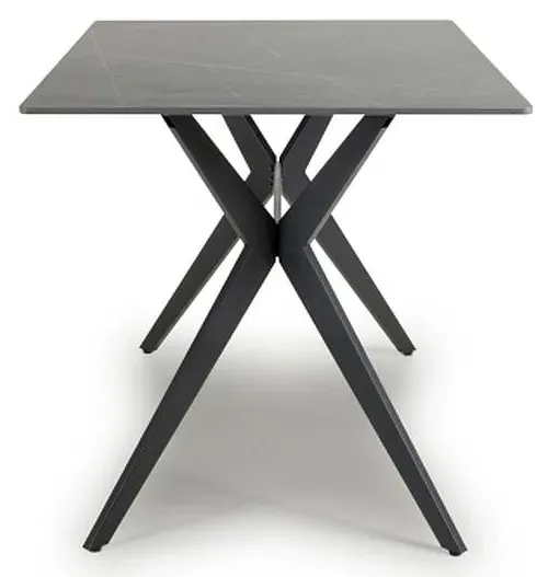 Timor 120cm Dining Table - Grey, Sintered Stone