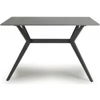 Timor 120cm Dining Table - Grey, Sintered Stone