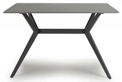 Timor 120cm Dining Table - Grey, Sintered Stone