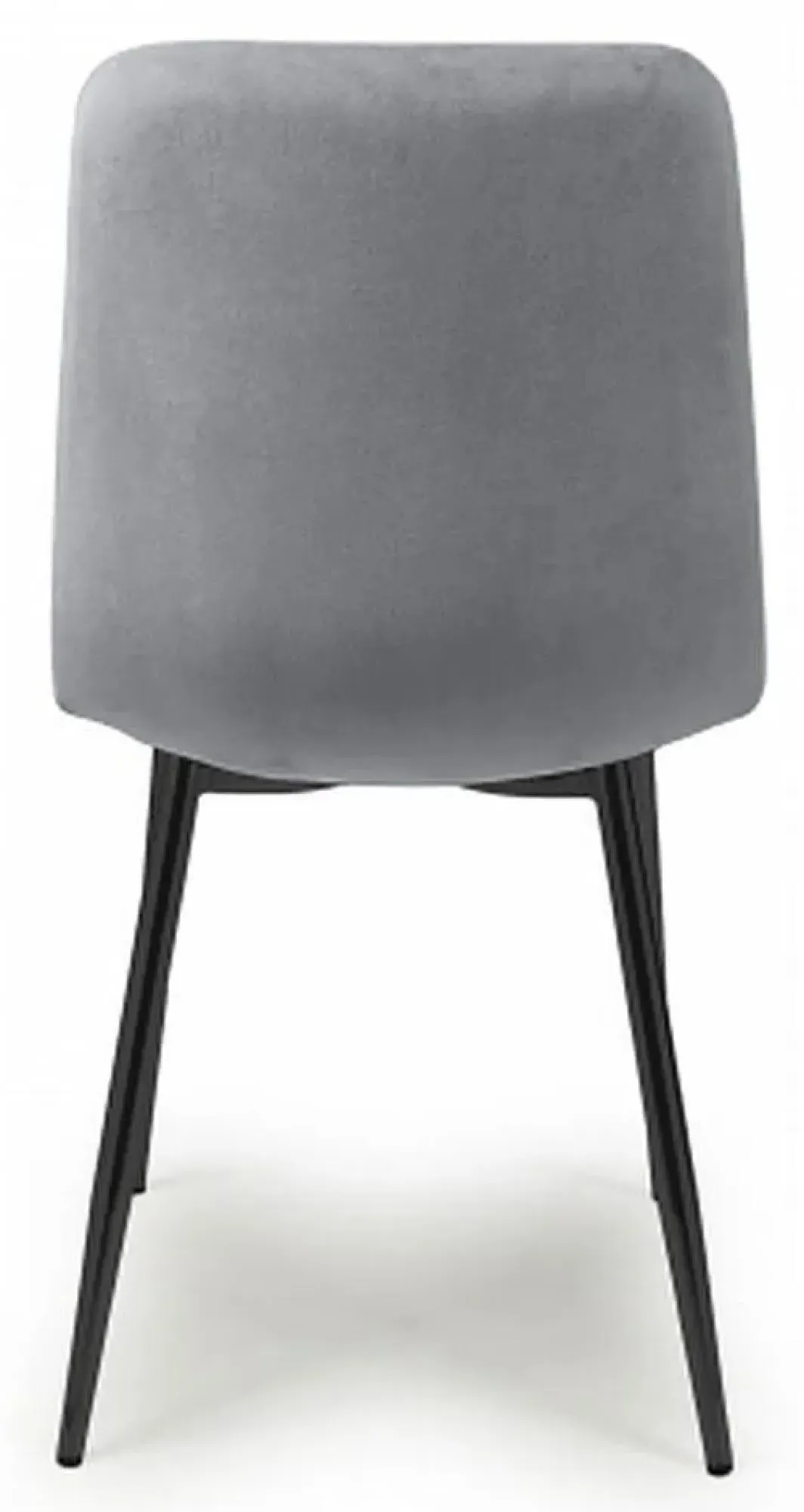 Vernon Brushed Velvet Dining Chair Set of 4 - Grey