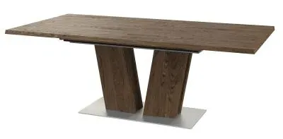 SM37 6-10 Seater Extendable Dining Table - Oak image