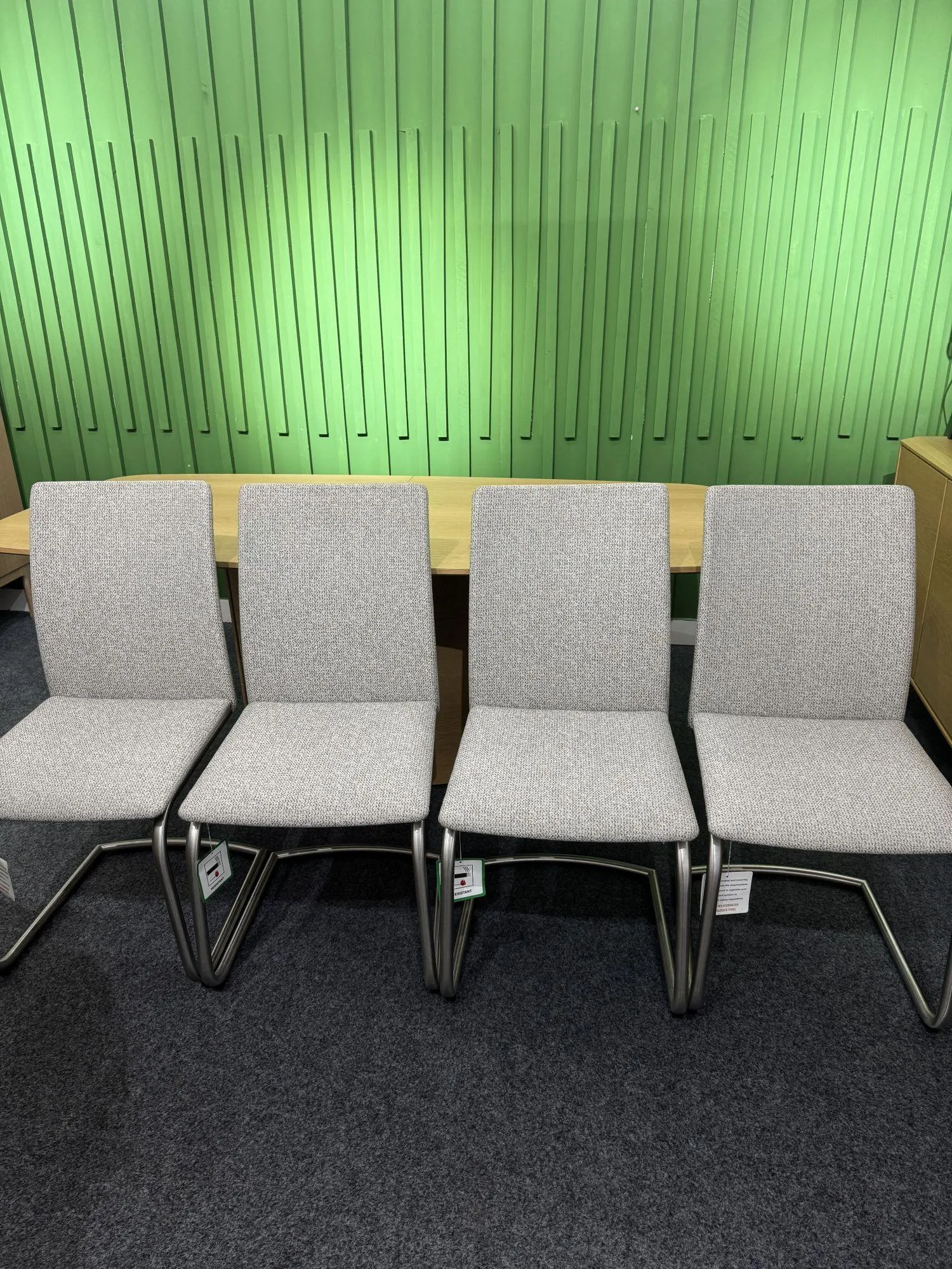 SM53 Dining Chair - Light Grey, Steel