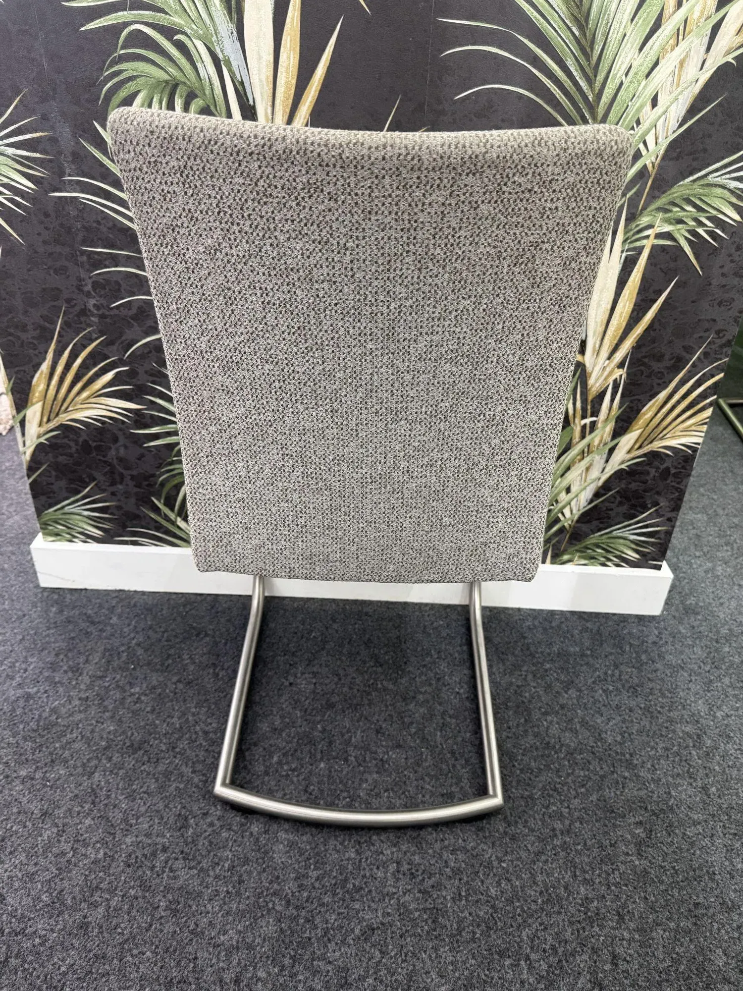 SM53 Dining Chair - Light Grey, Steel