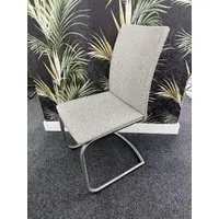 SM53 Dining Chair - Light Grey, Steel