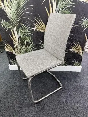 SM53 Dining Chair - Light Grey, Steel image