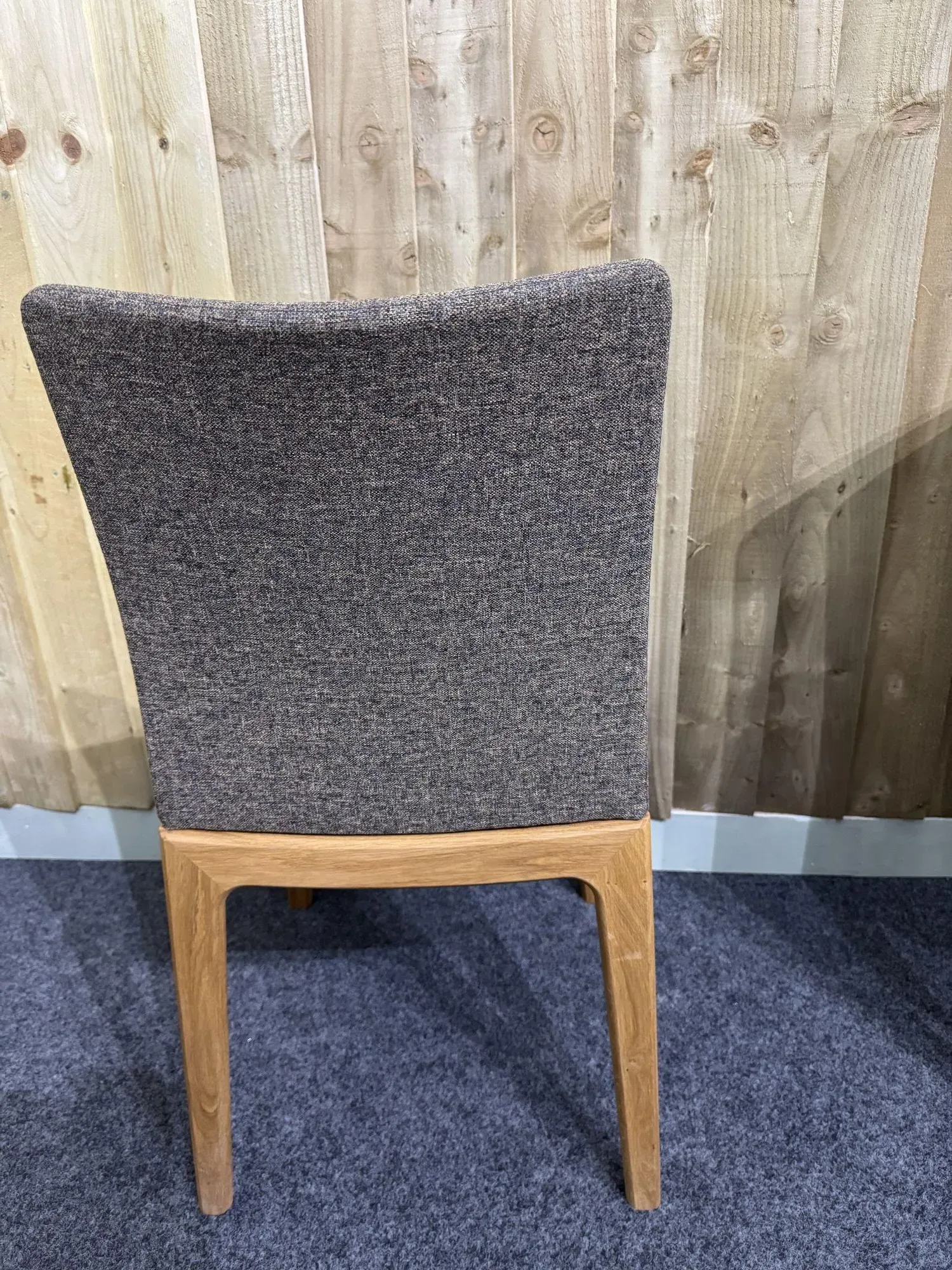 SM63 Dining Chair - Grey, Fabric
