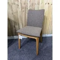SM63 Dining Chair - Grey, Fabric
