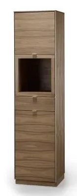 SM914 Narrow Display Cabinet - Walnut image