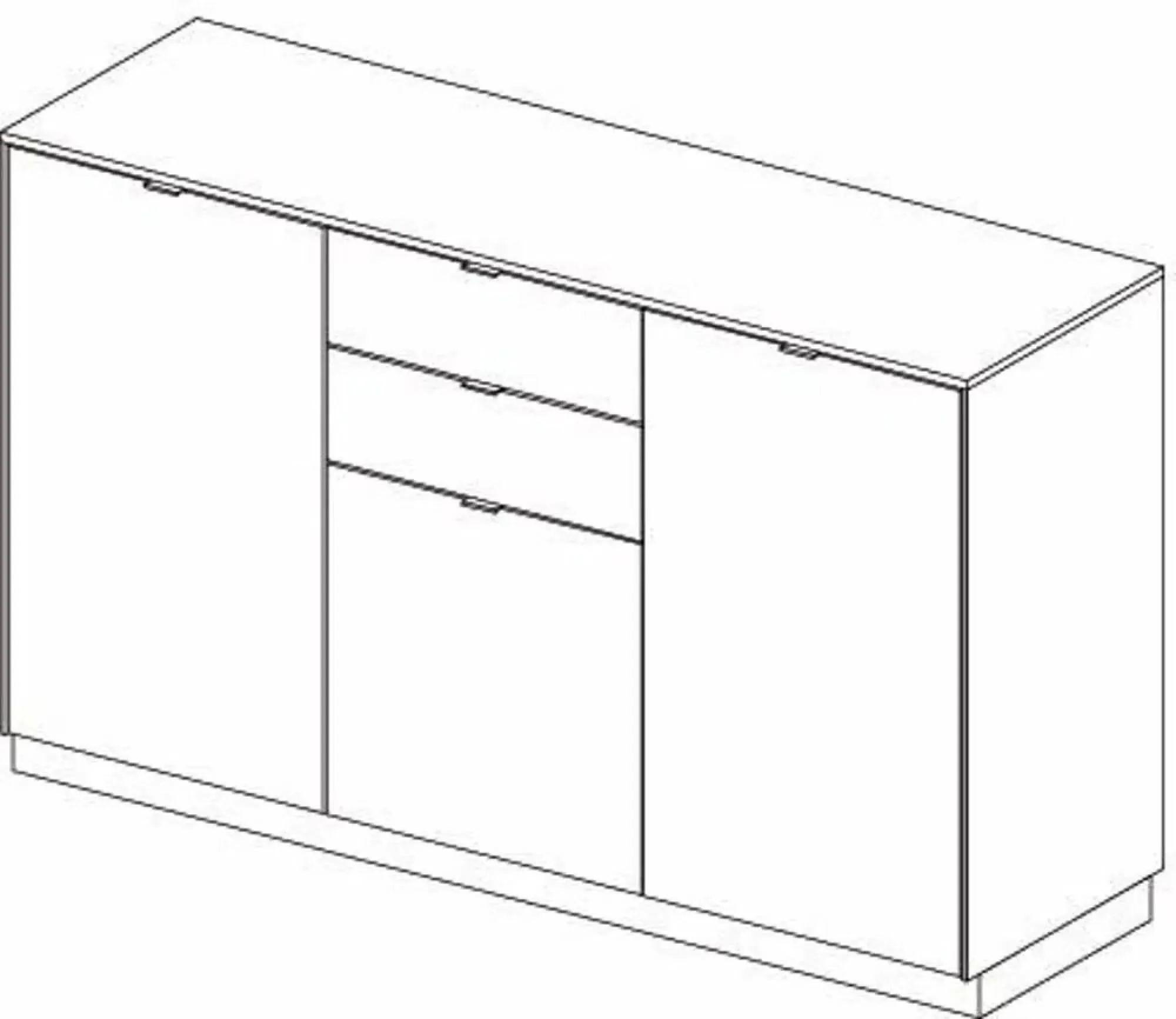 SM932 Sideboard - Walnut