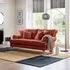 Arlan 2-Seater Sofa - Vermillion, Fabric