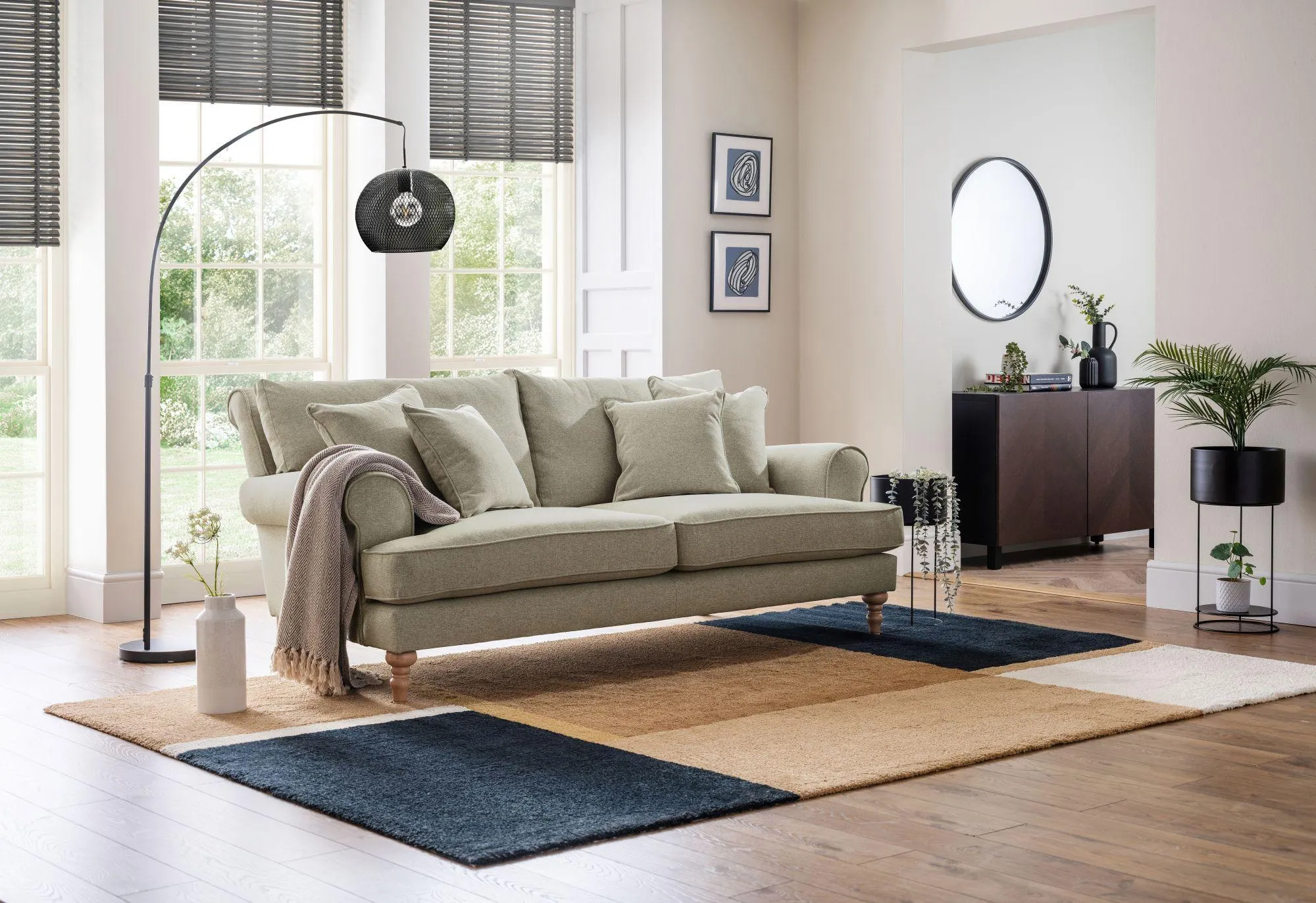 Arlan 2.5-Seater Sofa - Noble, Fabric
