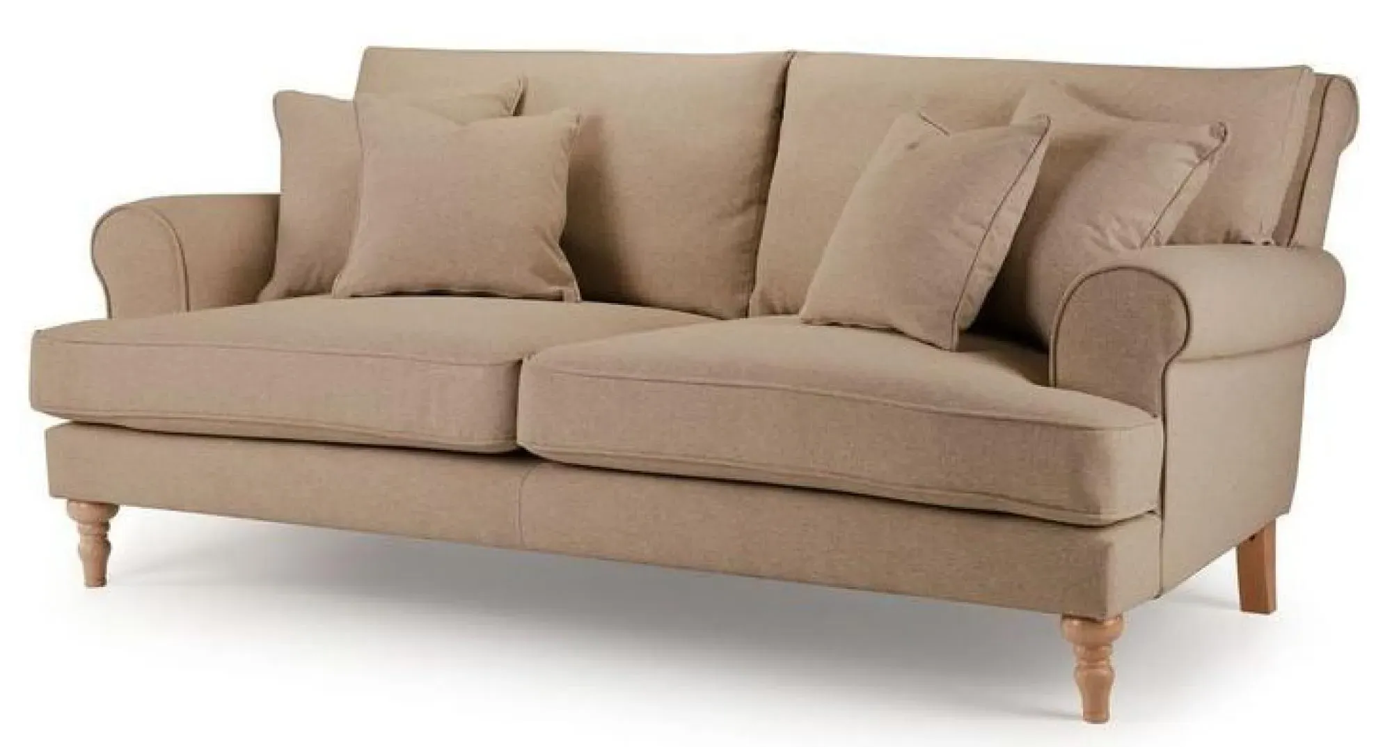 Arlan 3-Seater Sofa - Sepia, Fabric