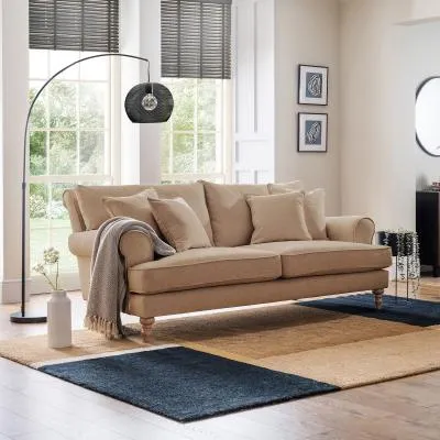 Arlan 3-Seater Sofa - Sepia, Fabric