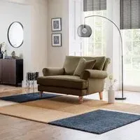 Arlan Snuggle Armchair - Hunter, Fabric