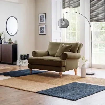 Arlan Snuggle Armchair - Hunter, Fabric image