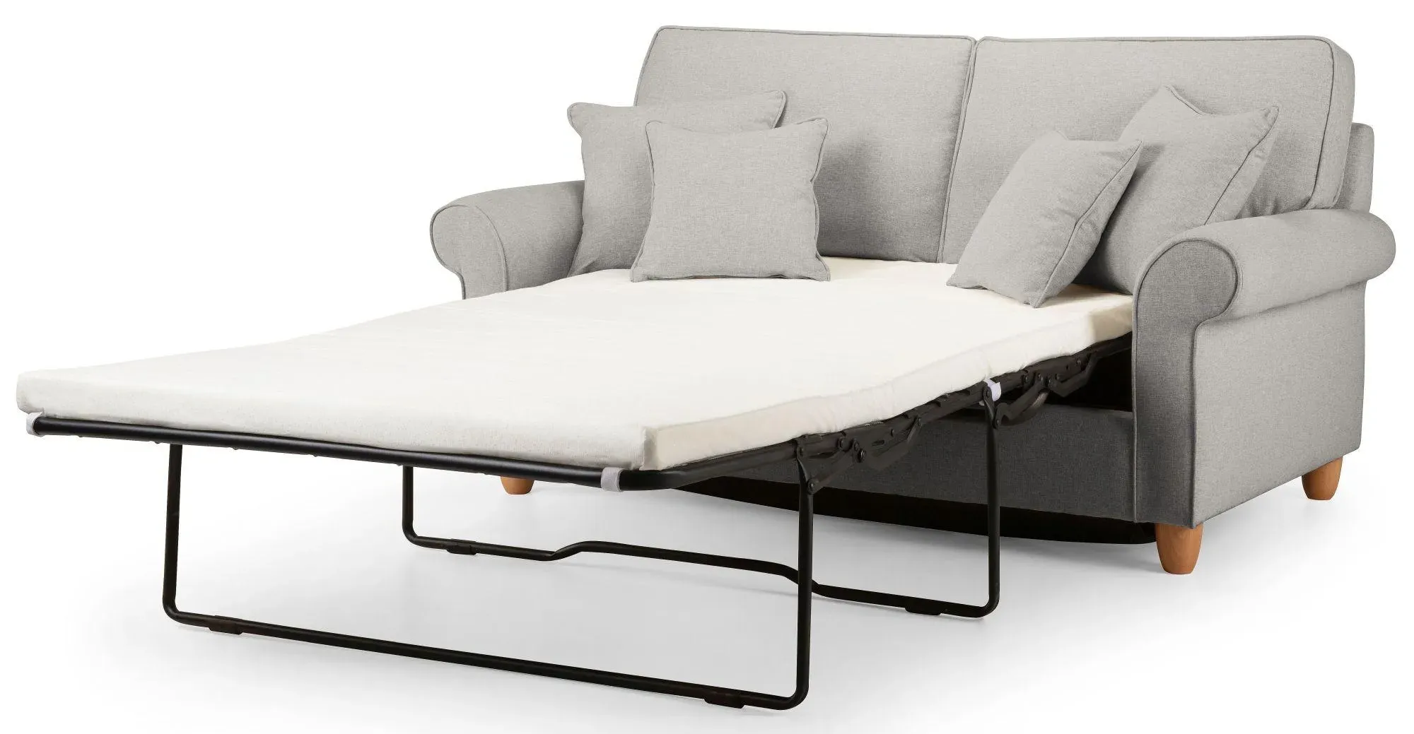 Carina 2-Seater Pull Out Sofa Bed - Mink, Fabric