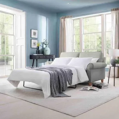 Carina 2-Seater Pull Out Sofa Bed - Mink, Fabric image