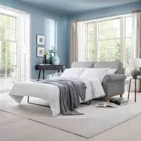 Carina 2-Seater Pull Out Sofa Bed - Mushroom, Fabric