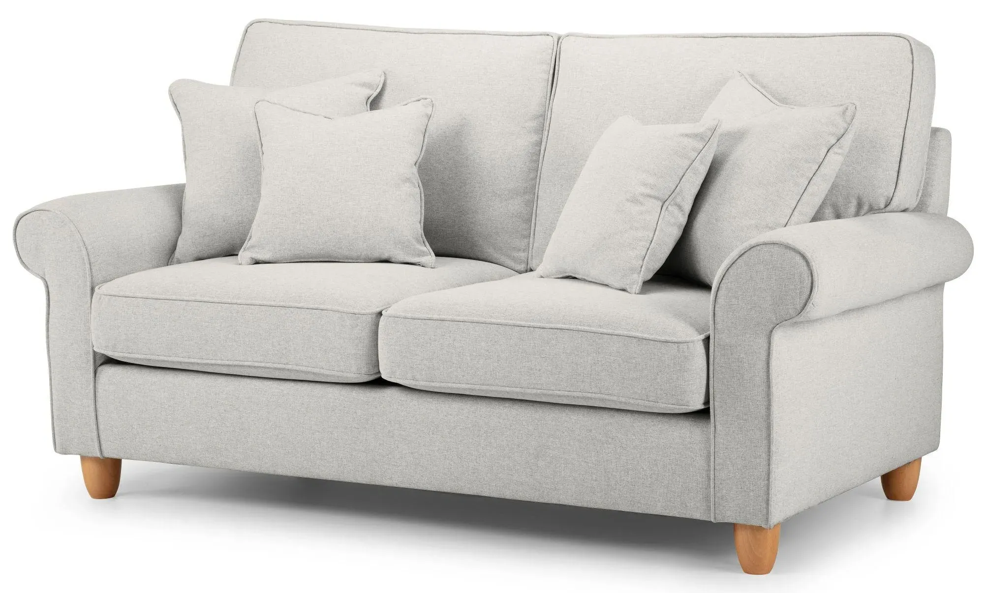 Carina 2-Seater Pull Out Sofa Bed - Parchment, Fabric