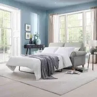 Carina 2-Seater Pull Out Sofa Bed - Parchment, Fabric