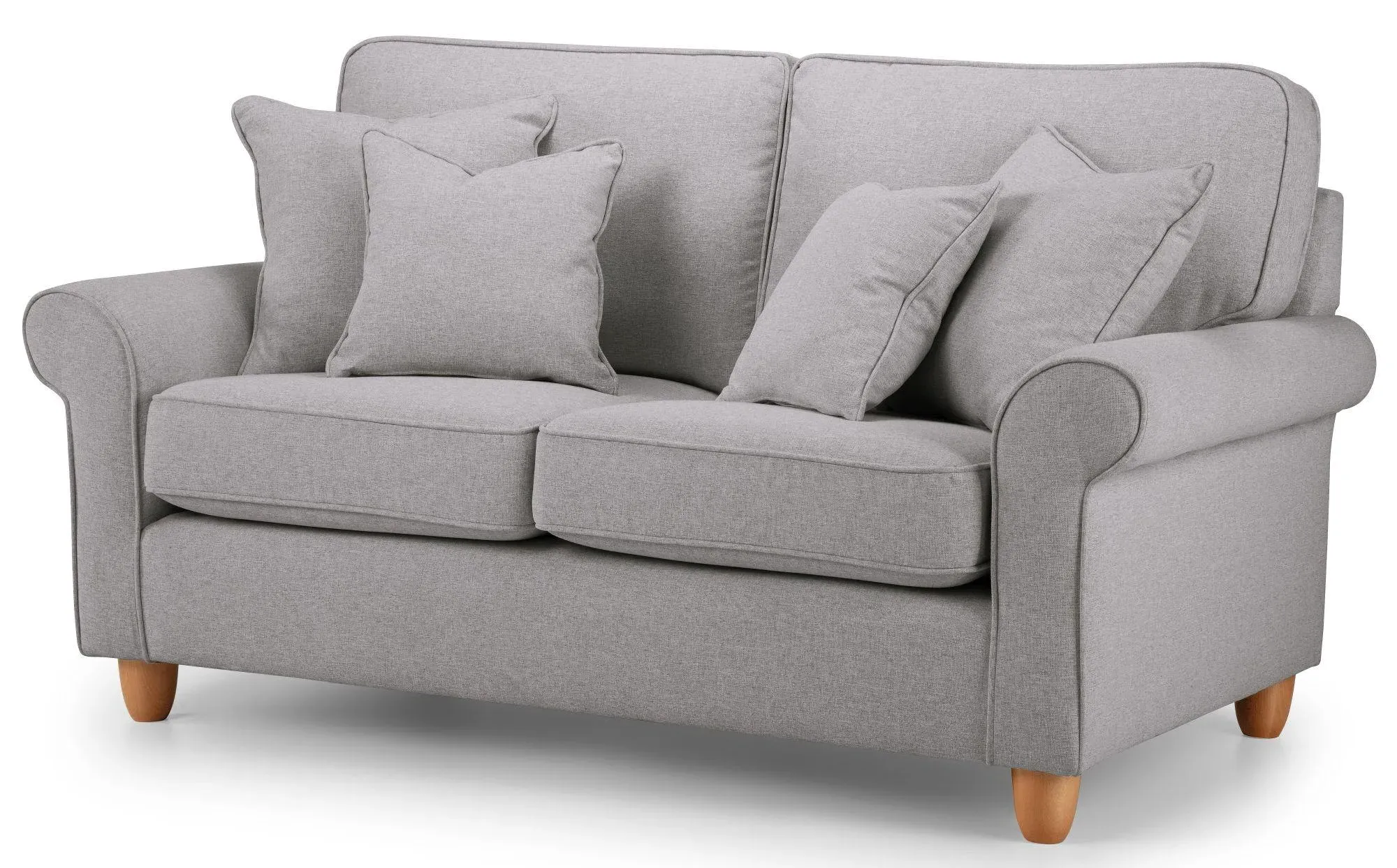 Carina 2-Seater Sofa - Mushroom, Fabric