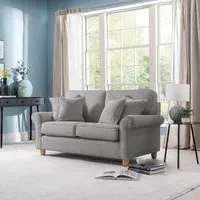 Carina 2-Seater Sofa - Mushroom, Fabric