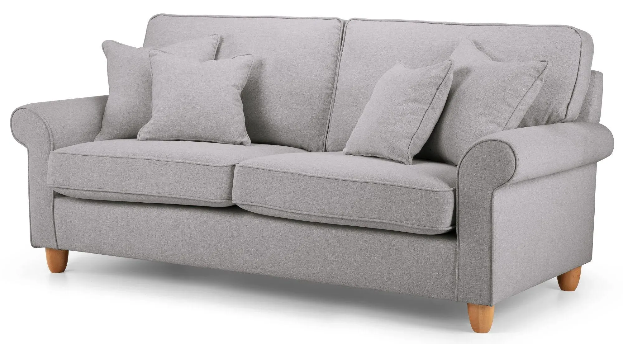 Carina 2.5 Seater Sofa - Mushroom, Fabric
