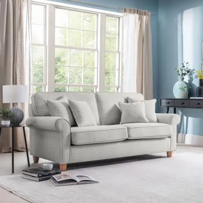Carina 2.5-Seater Sofa - Parchment, Fabric