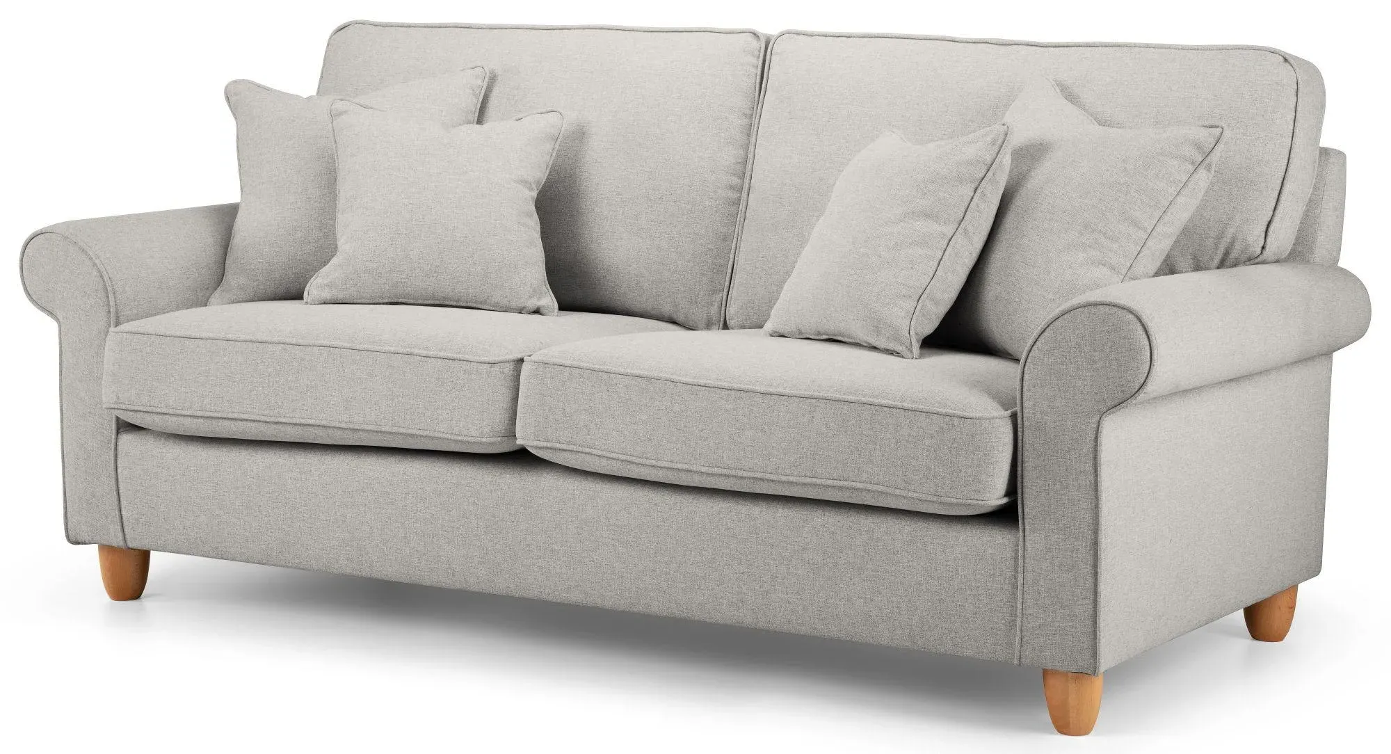 Carina 3-Seater Sofa - Mink, Fabric