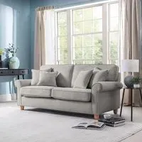 Carina 3-Seater Sofa - Mink, Fabric